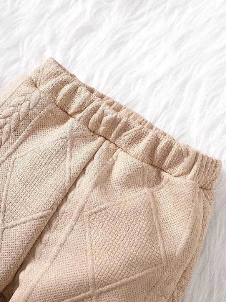 Baby Textured 2 Piece Apricot Set