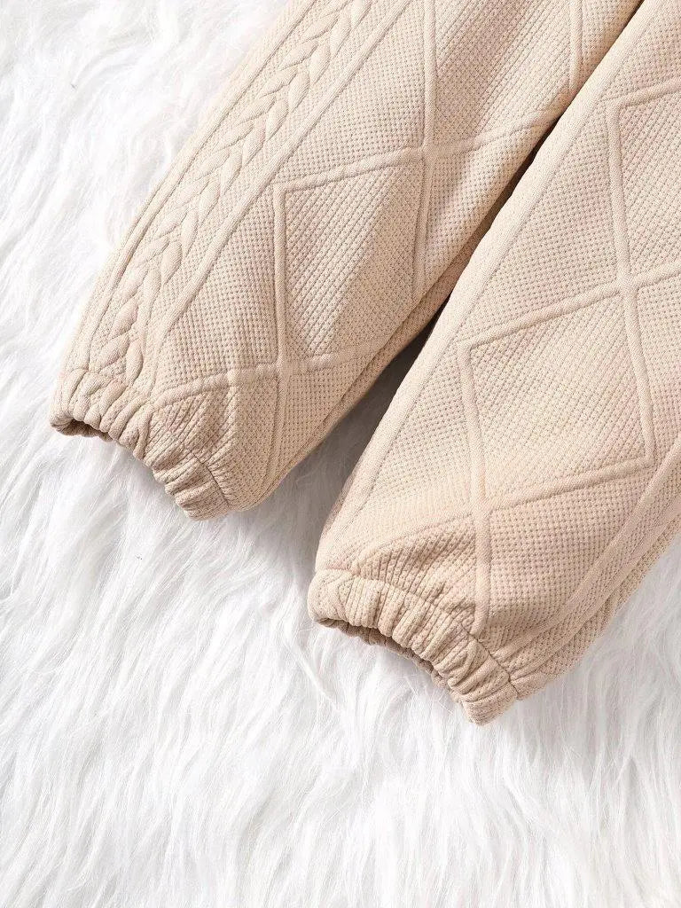 Baby Textured 2 Piece Apricot Set