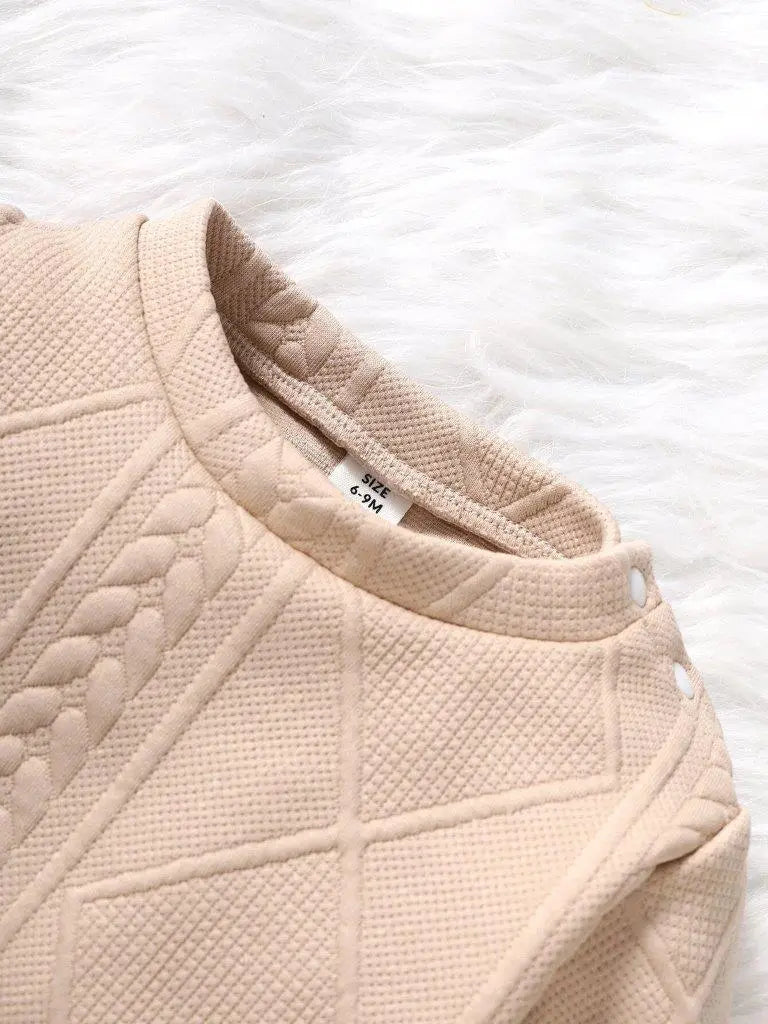 Baby Textured 2 Piece Apricot Set