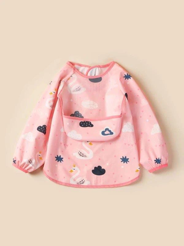 Baby Cartoon Swan Bib