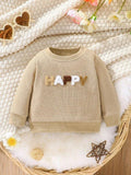 Baby Happy Letter Pullover