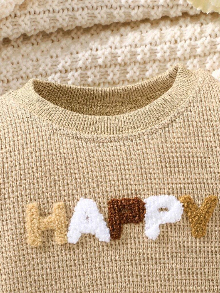 Baby Happy Letter Pullover