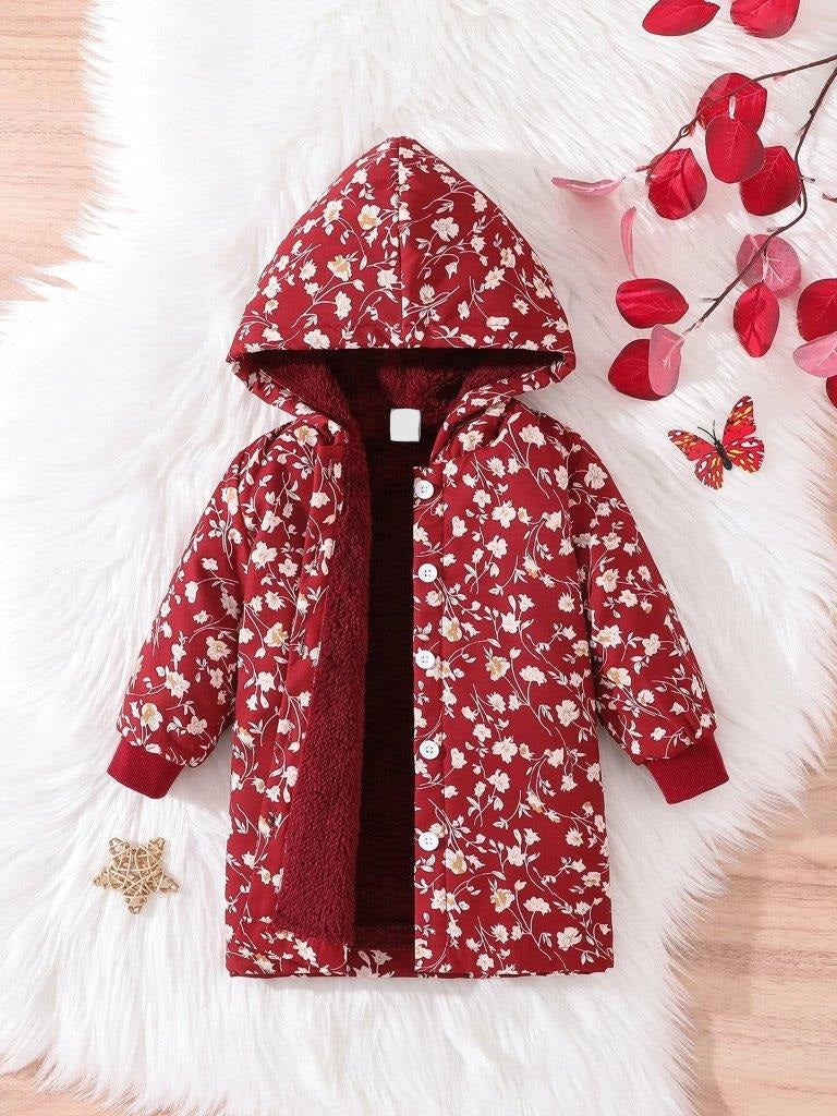 Baby Floral Print Coat