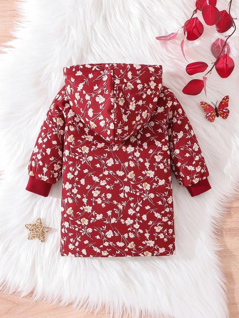 Baby Floral Print Coat