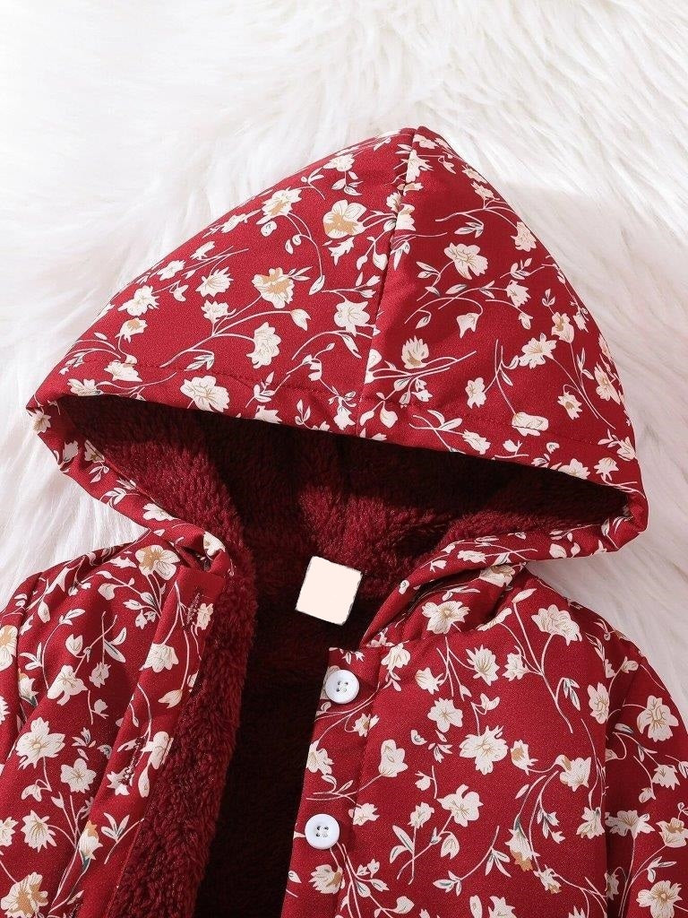 Baby Floral Print Coat