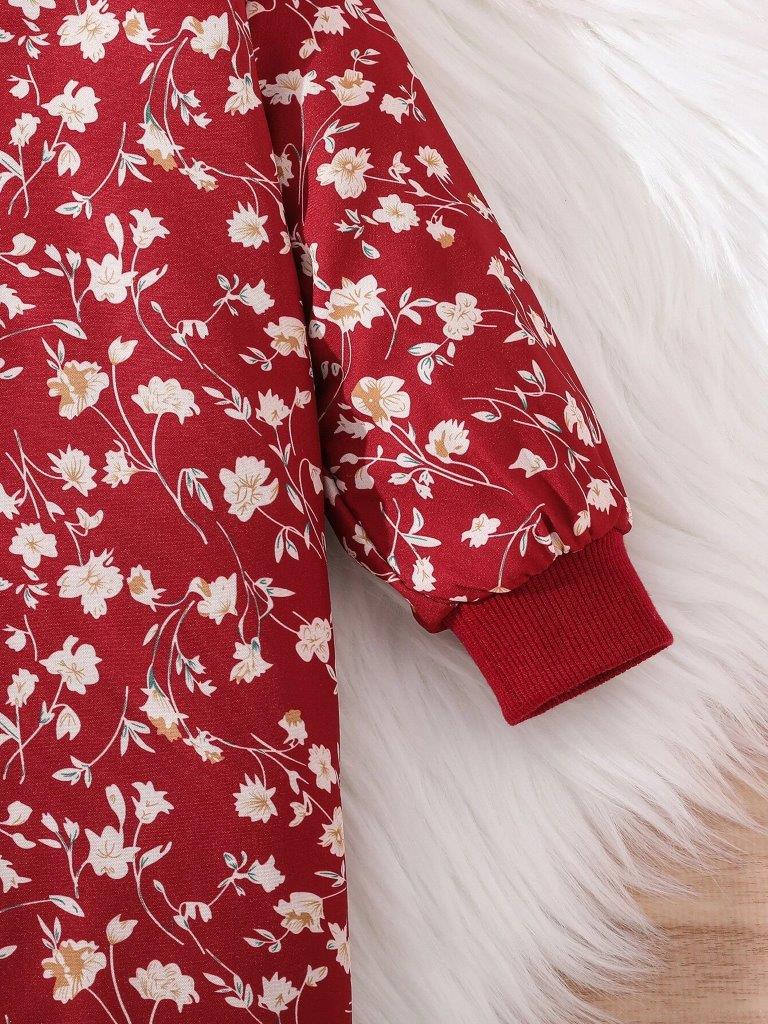 Baby Floral Print Coat