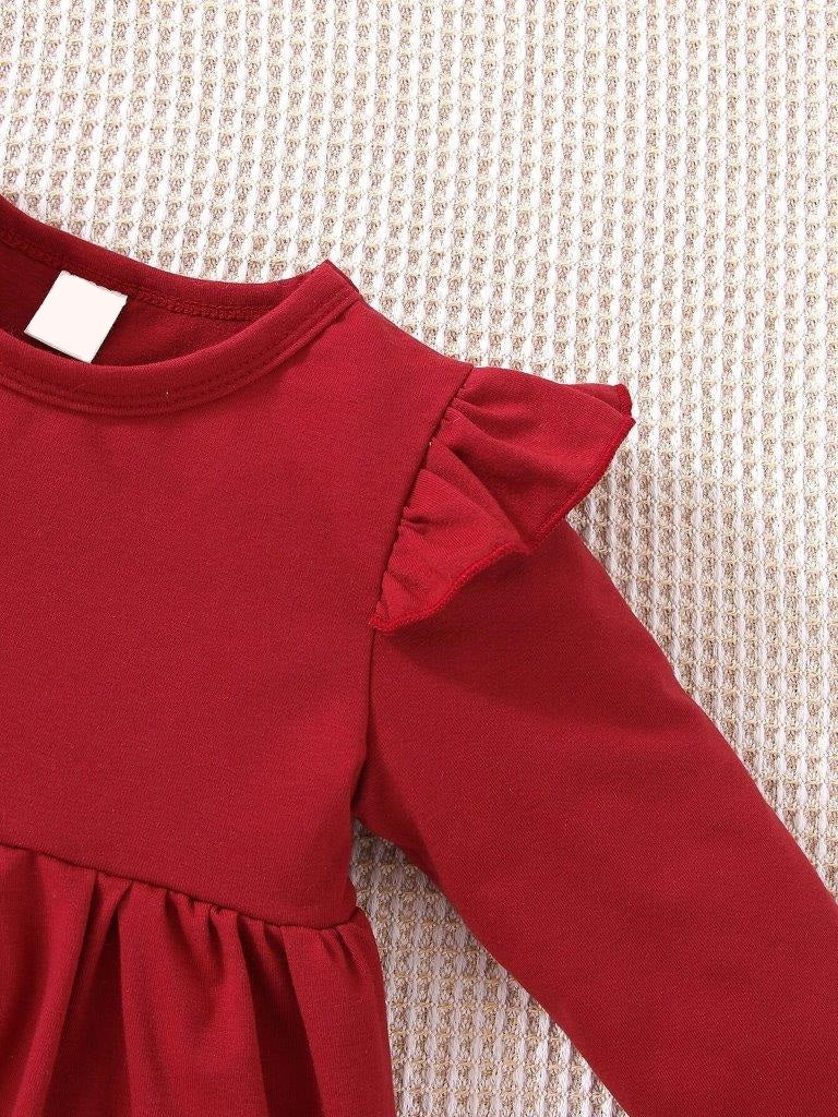 Baby Ruffle Tee And Pants Set