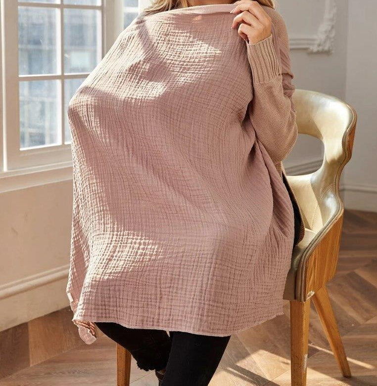 Baby Dusty Pink Nursing Cover