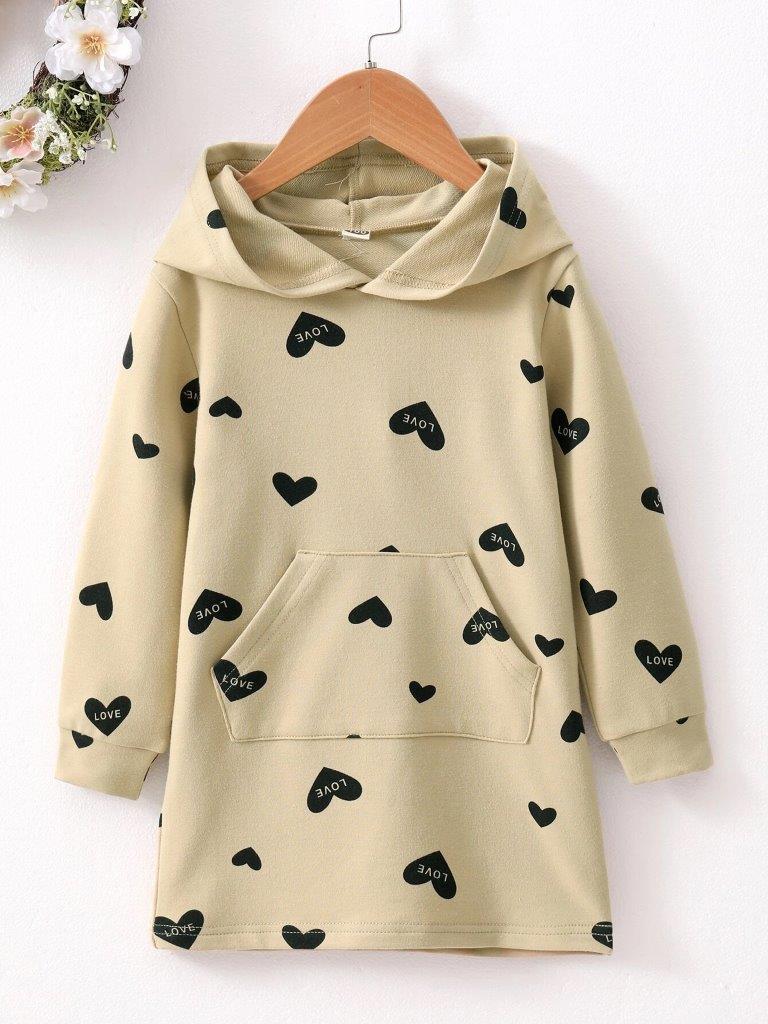 Toddler Girls Heart Pocket Sweatshirt