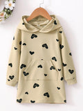 Toddler Girls Heart Pocket Sweatshirt