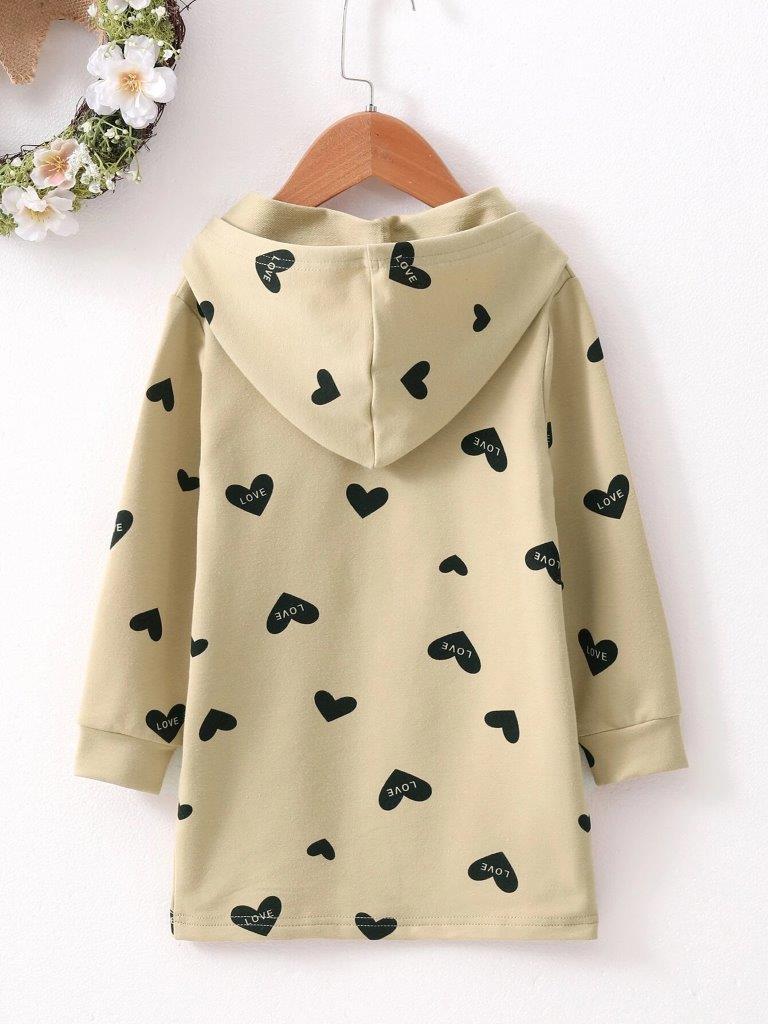 Toddler Girls Heart Pocket Sweatshirt