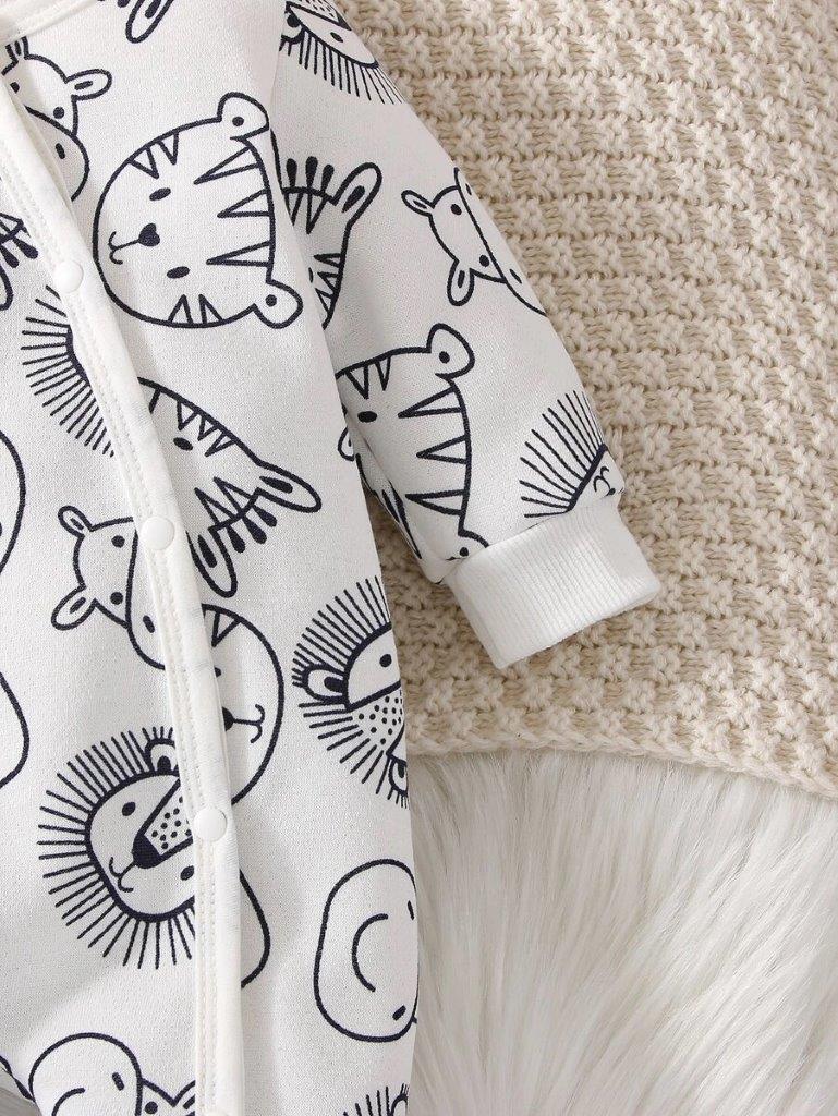 Baby Cartoon Pattern Jumpsuit
