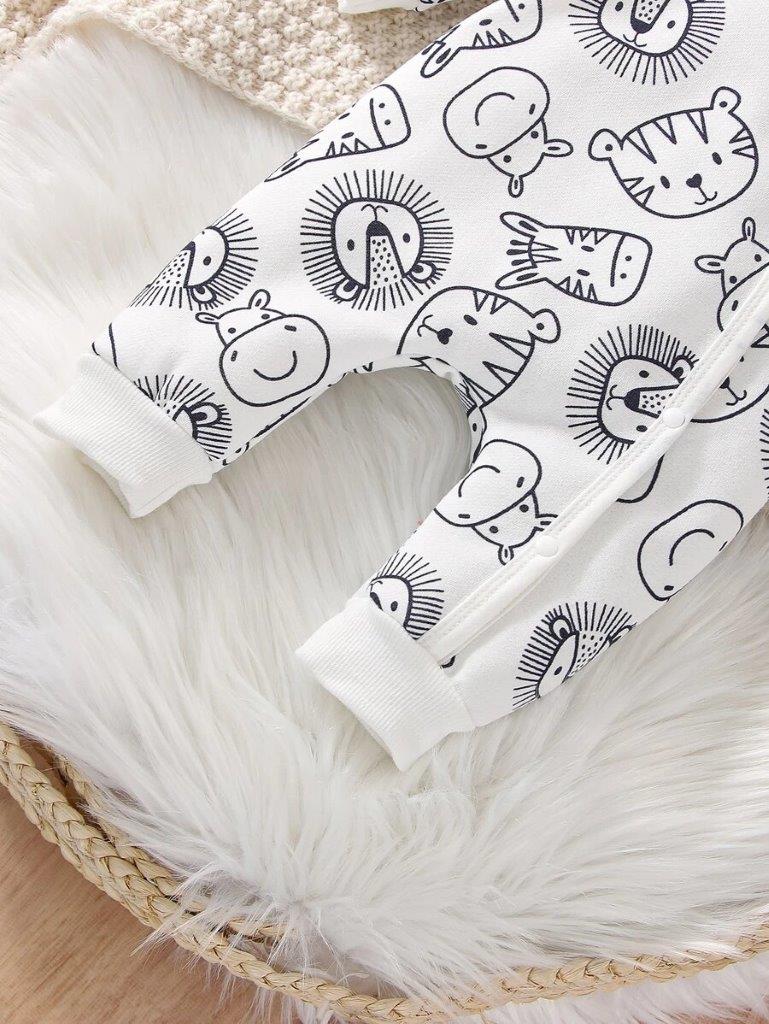 Baby Cartoon Pattern Jumpsuit