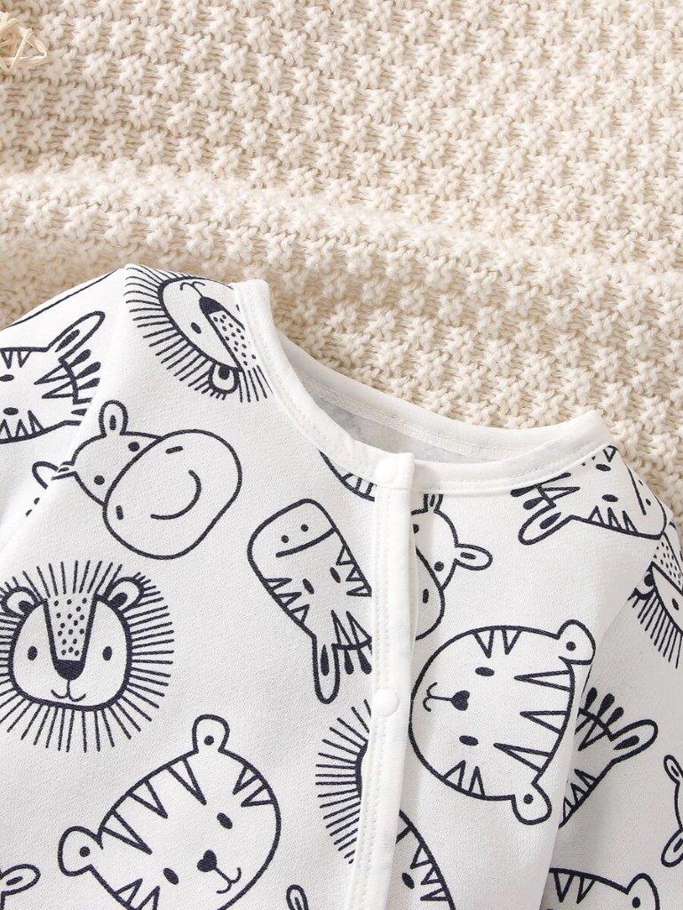 Baby Cartoon Pattern Jumpsuit