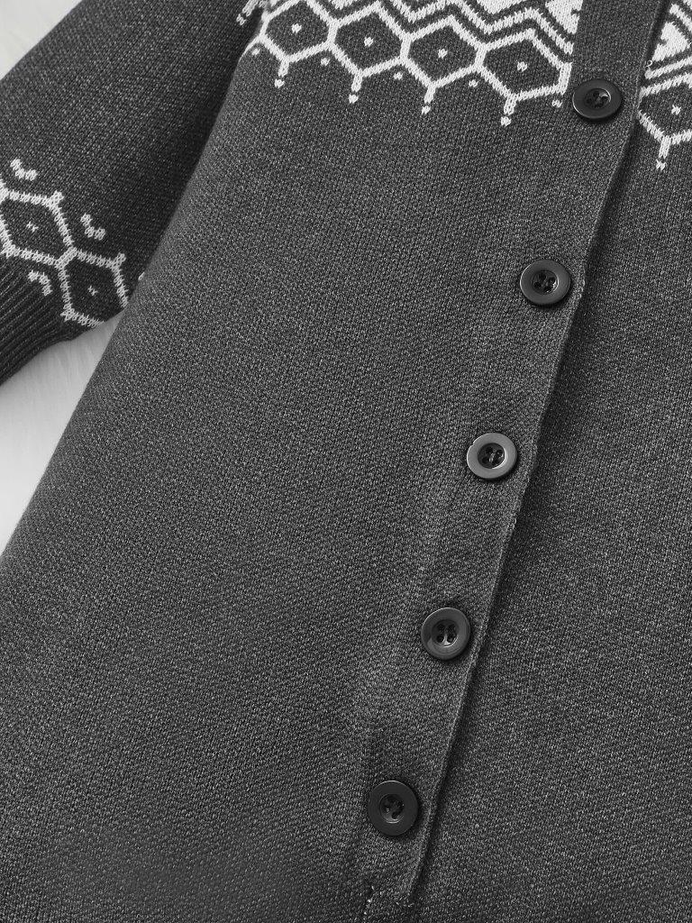 Baby Patterned Knit Jumpsuit