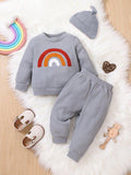 Baby Rainbow 2 Piece Set Grey