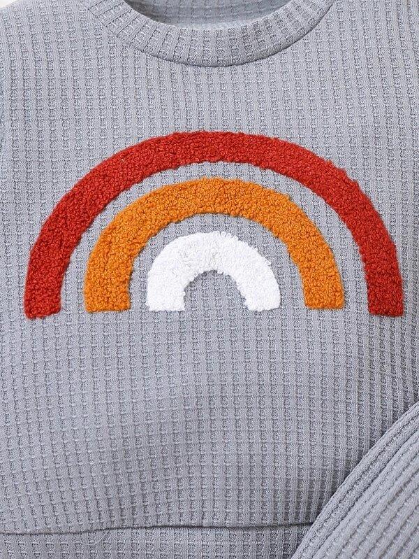 Baby Rainbow 2 Piece Set Grey