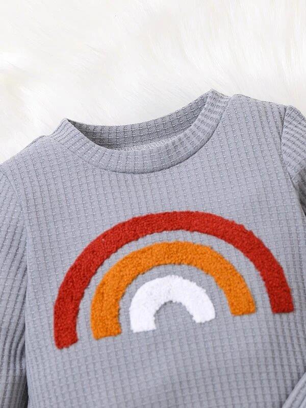 Baby Rainbow 2 Piece Set Grey