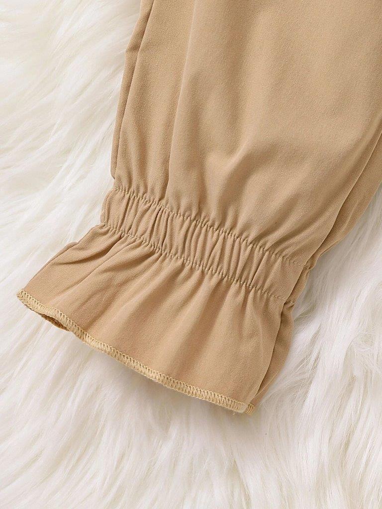 Toddler Girls Paperbag Ruffle Pants