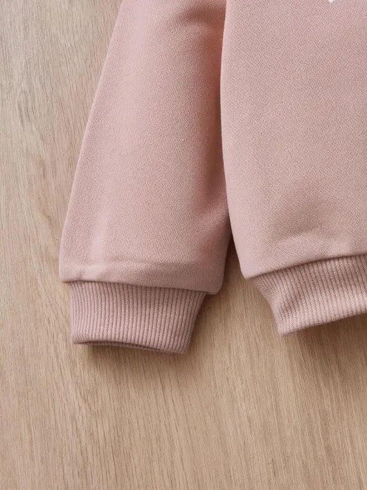 Baby Unisex Graphic Pullover Baby Pink