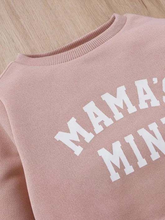 Baby Unisex Graphic Pullover Baby Pink