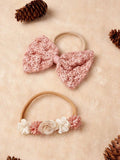 Baby 2 Piece Flower Headband Set 7