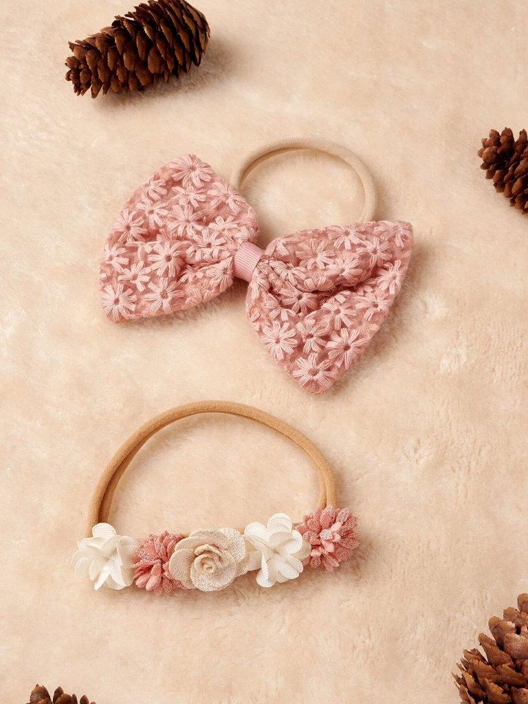 Baby 2 Piece Flower Headband Set 7