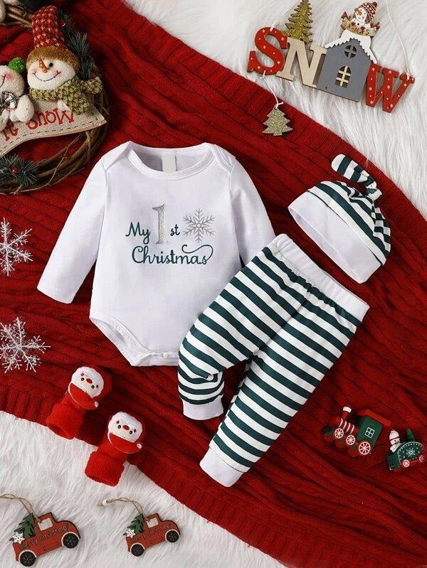 Baby 3 Piece Christmas Set