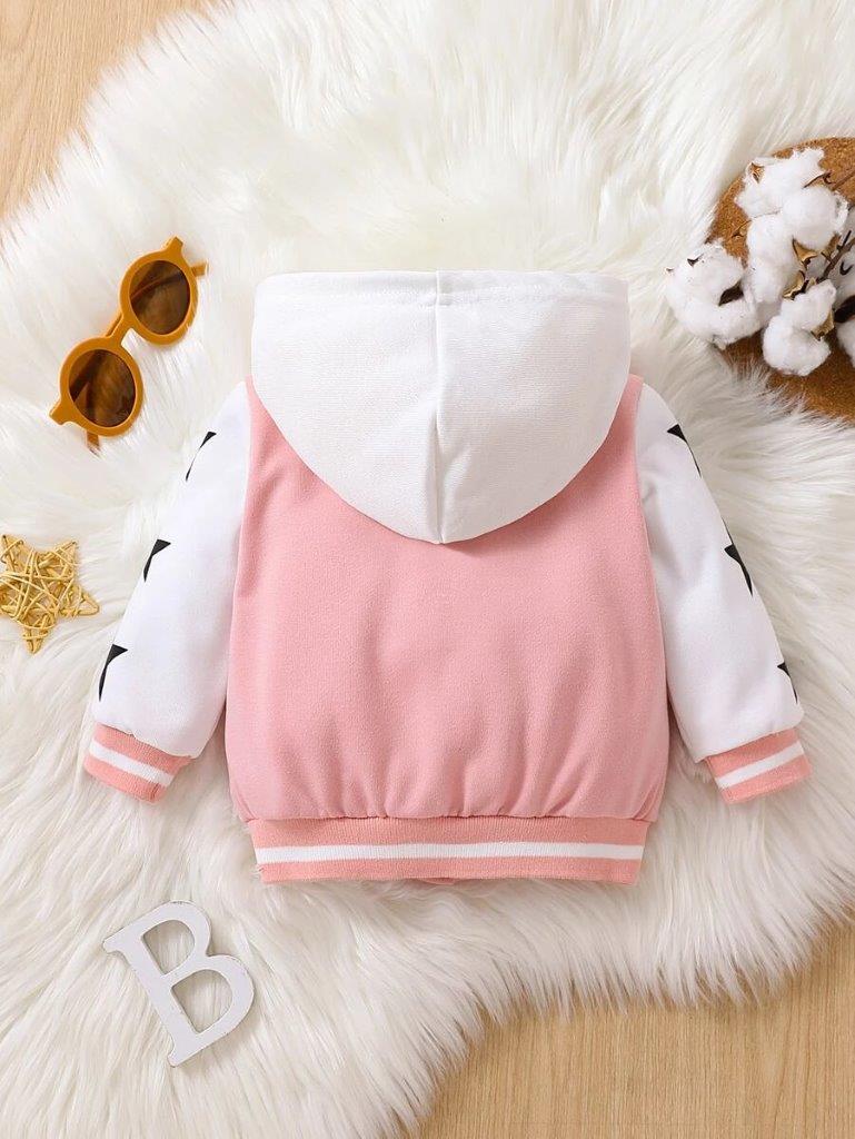 Baby Pink Varsity Jacket