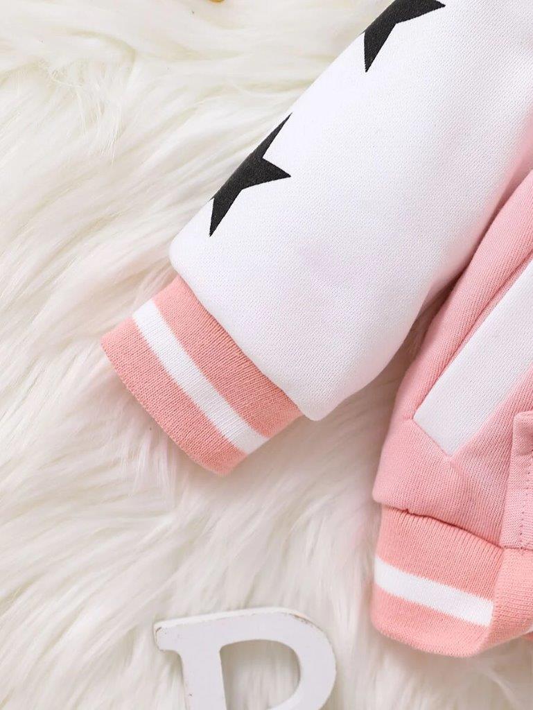 Baby Pink Varsity Jacket