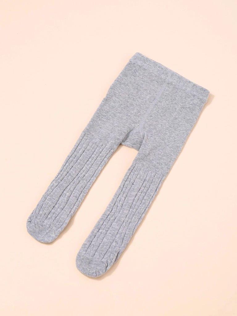 Baby Solid Light Grey Tights