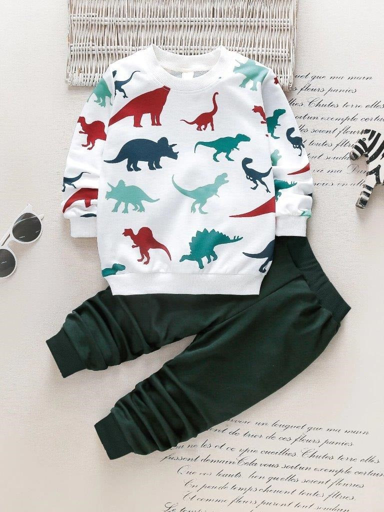 Toddler Boys Dinosaur 2 Piece Set