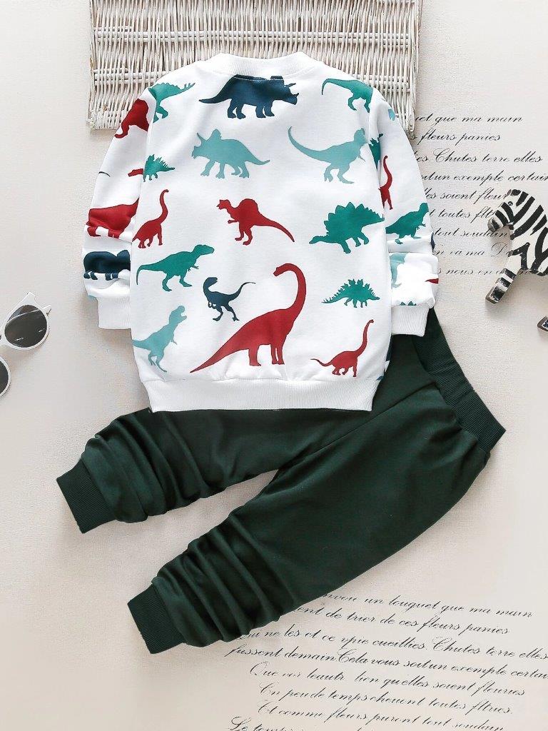 Toddler Boys Dinosaur 2 Piece Set