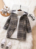 Baby Unisex Plaid Coat