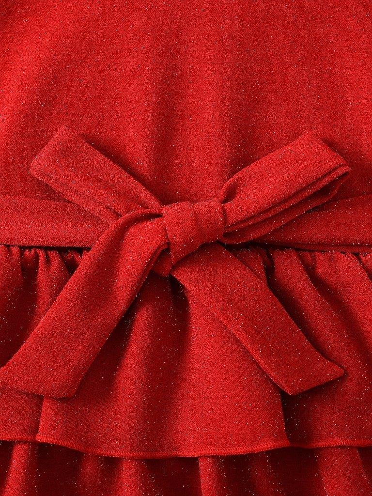 Toddler Girls Frilled Belted Dress