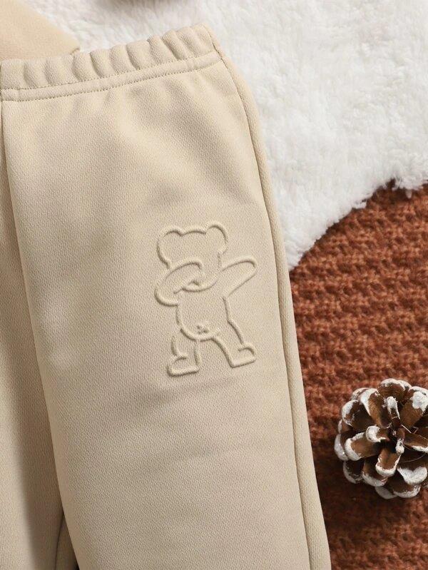Baby Khaki Teddy 2 Piece Set