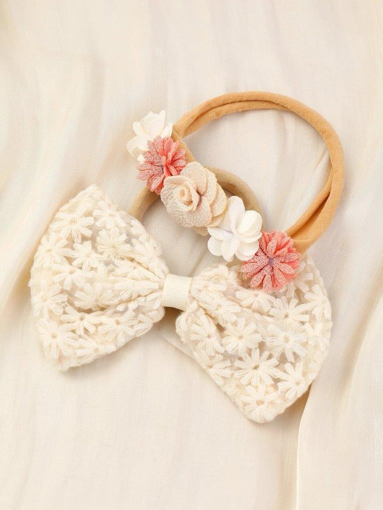 Baby 2 Piece Flower Headband Set 6