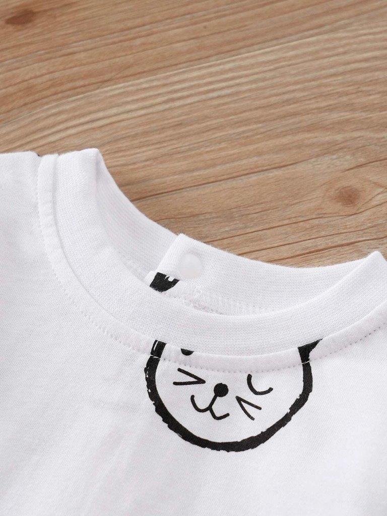 Baby Rabbit Graphic Jumpsuit
