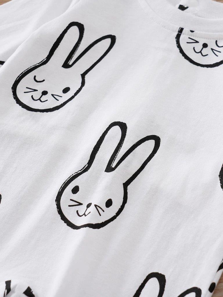 Baby Rabbit Graphic Jumpsuit