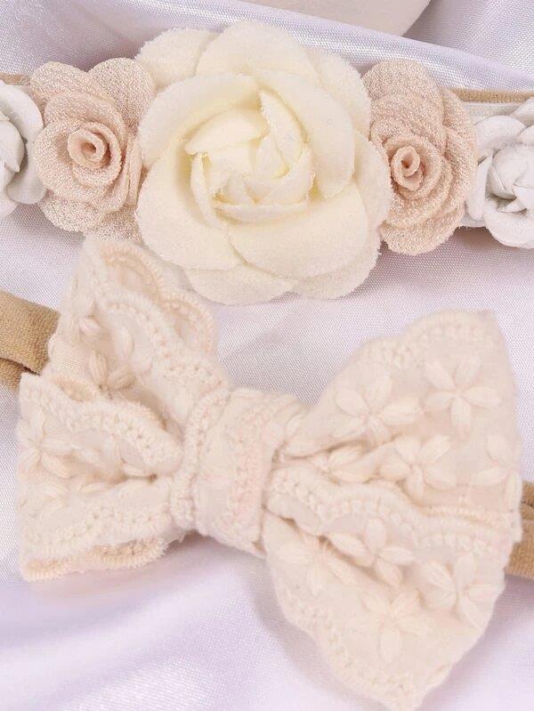 Baby 2 Piece Flower Headband Set 2
