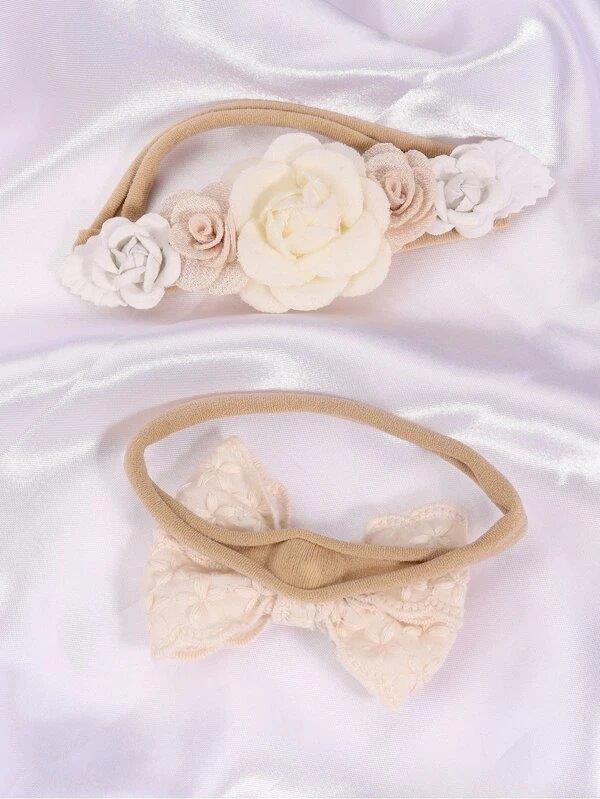 Baby 2 Piece Flower Headband Set 2