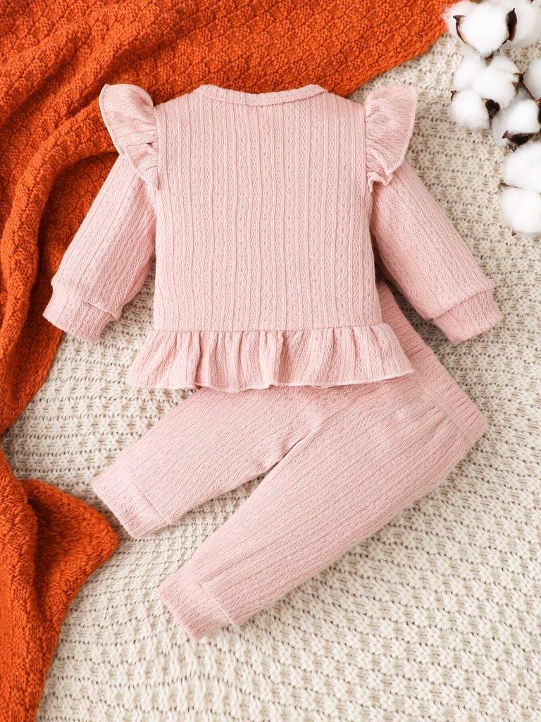 Baby Ruffle Top And Pants Set