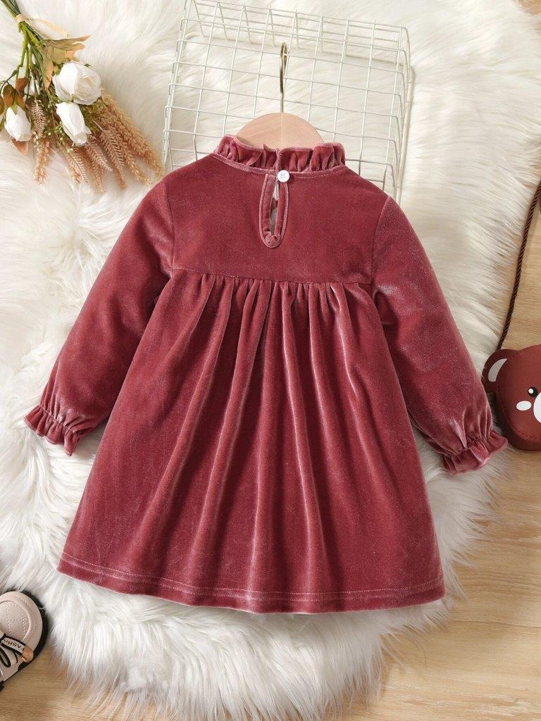 Baby Frilled Neck Dress