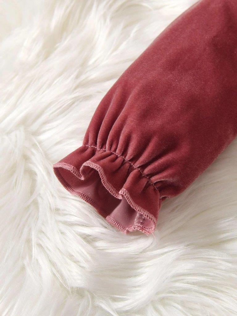Baby Frilled Neck Dress