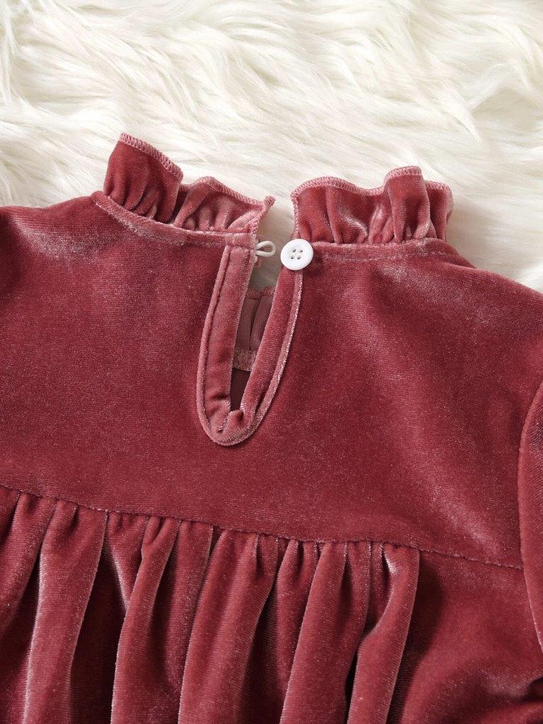 Baby Frilled Neck Dress