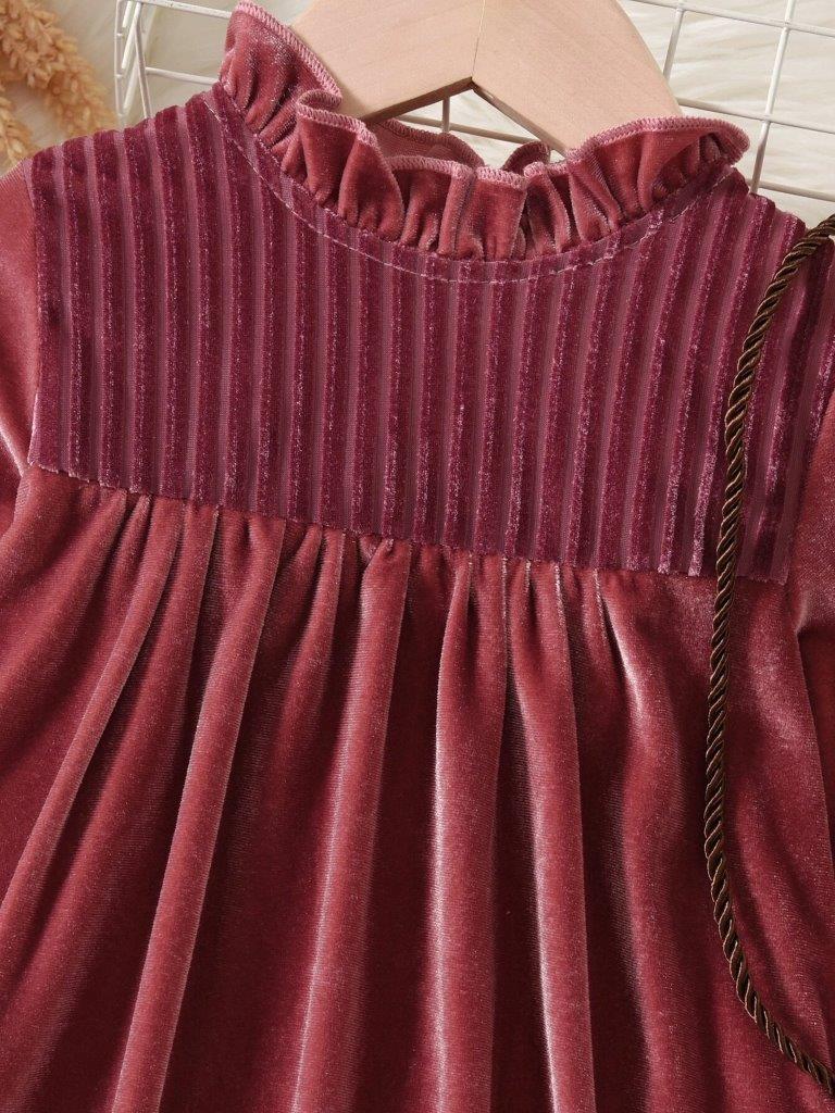 Baby Frilled Neck Dress