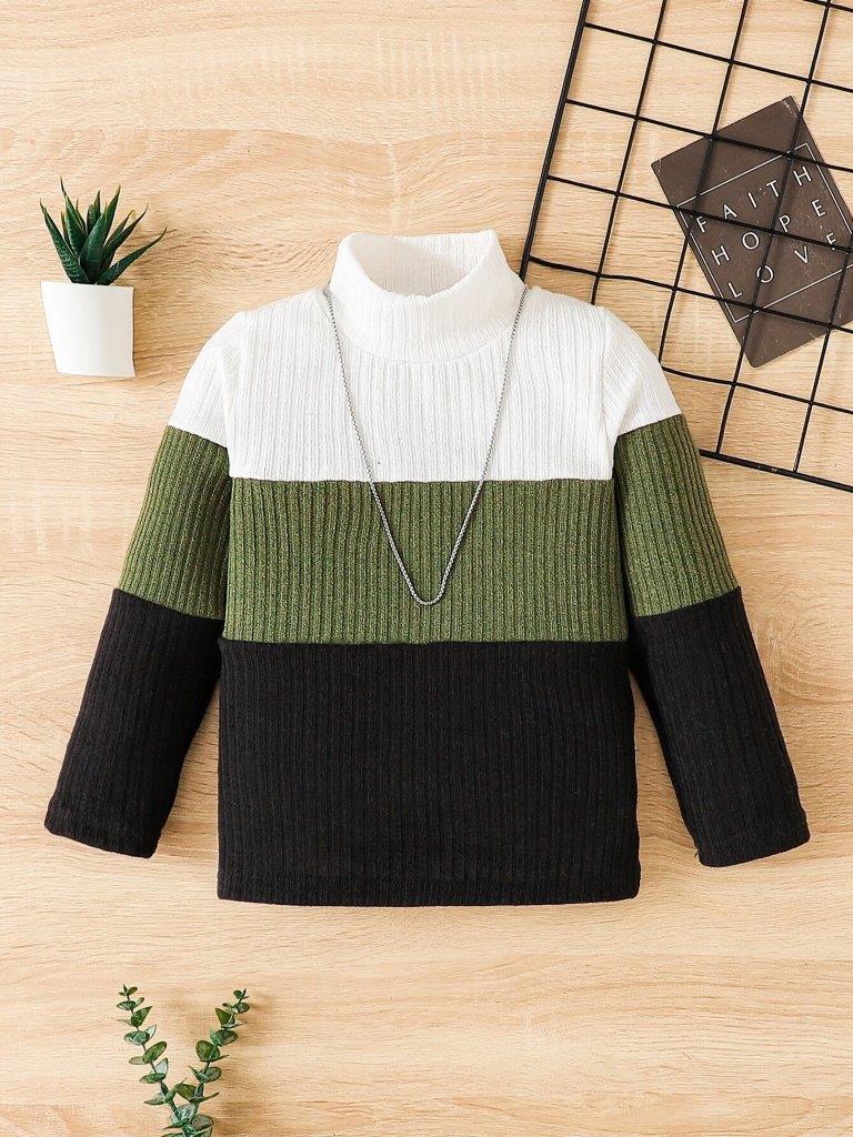 Toddler Boys Colour Block Turtle Tee