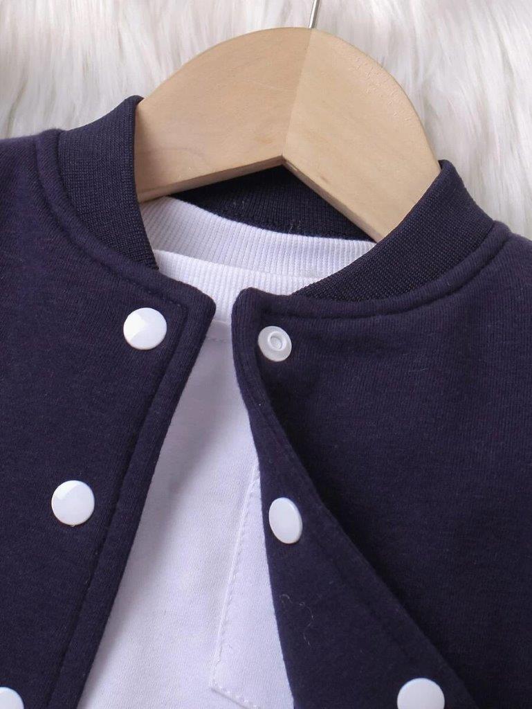Baby Varsity Jacket And Pants Set