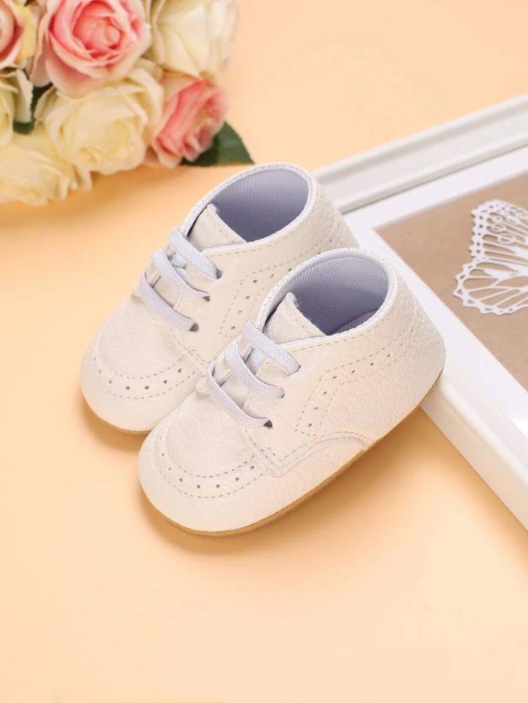 Baby White Pattern Shoes
