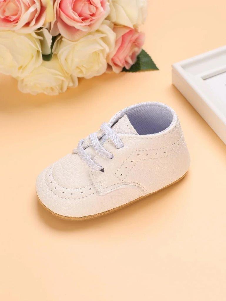 Baby White Pattern Shoes